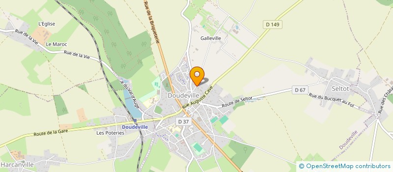 localisation de l'entreprise INDIVISION TROTRY  BERVILLE-EN-CAUX