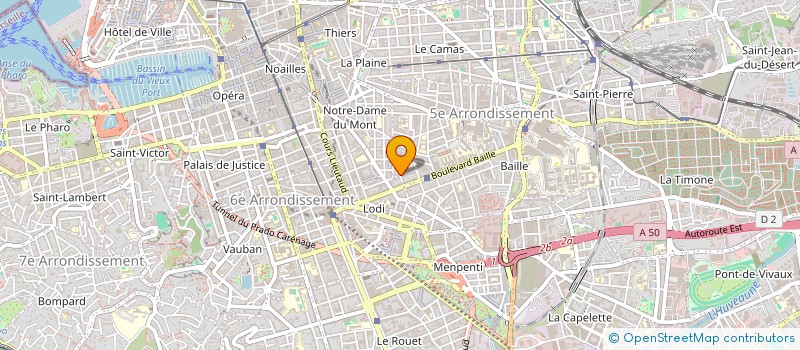 localisation de l'entreprise INDIVISION TROUSSEAU PETCHE à MARSEILLE
