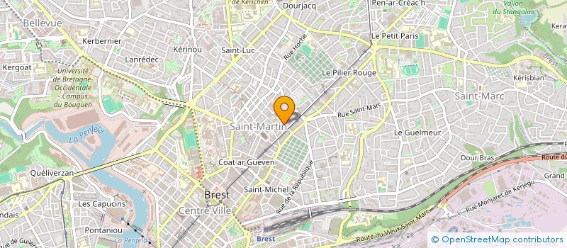 localisation de l'entreprise INDIVISION TROUSSEL DERRIEN à BREST