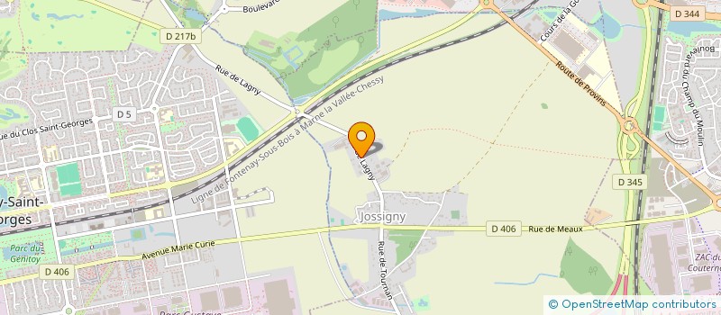 localisation de l'entreprise INDIVISION TROUSSELIER  JOSSIGNY