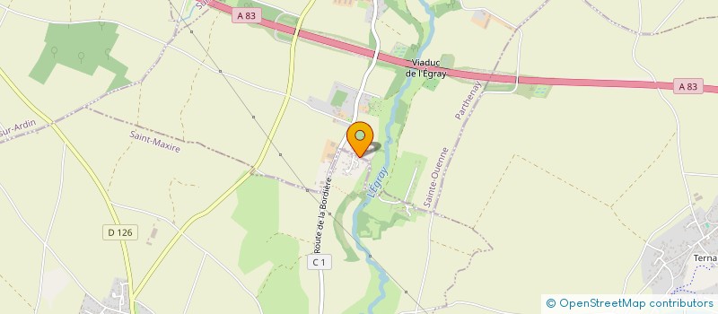 localisation de l'entreprise INDIVISION TROUVE CHAZELAS  CHAMPDENIERS