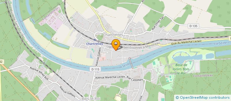 localisation de l'entreprise INDIVISION TRUBERT  CHARTRETTES