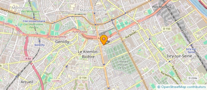 localisation de l'entreprise INDIVISION TRUCHOT  LE KREMLIN-BICETRE