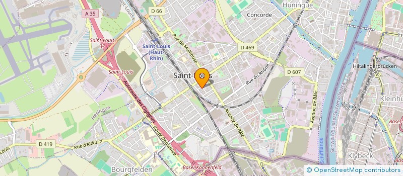 localisation de l'entreprise INDIVISION TRUFFER LEGRAND  SAINT-LOUIS