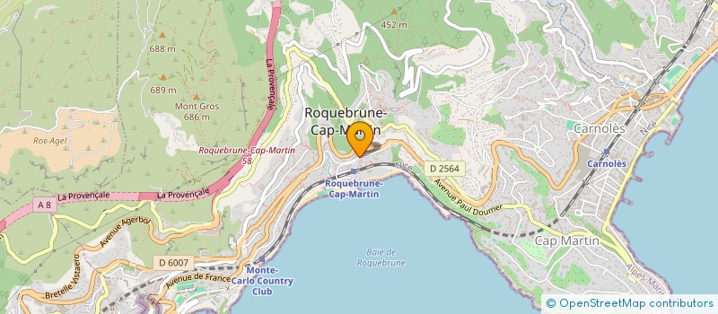 localisation de l'entreprise INDIVISION TRULLU à ROQUEBRUNE-CAP-MARTIN