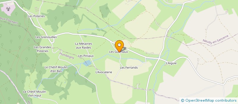localisation de l'entreprise INDIVISION TUAILLON RENE à NEUVY-DEUX-CLOCHERS