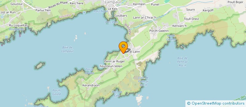 localisation de l'entreprise INDIVISION TUAL  OUESSANT