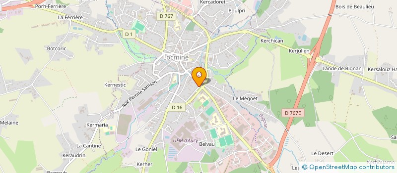 localisation de l'entreprise INDIVISION TUAL PRISCILLA ET CARO KEVIN  LOCMINE