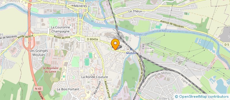 localisation de l'entreprise INDIVISION TUDISCO  CHARLEVILLE-MEZIERES