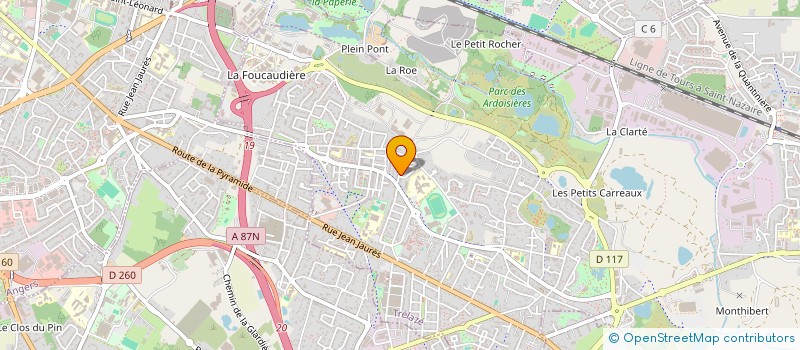 localisation de l'entreprise INDIVISION TUDOUX ET FARDEAU à TRELAZE