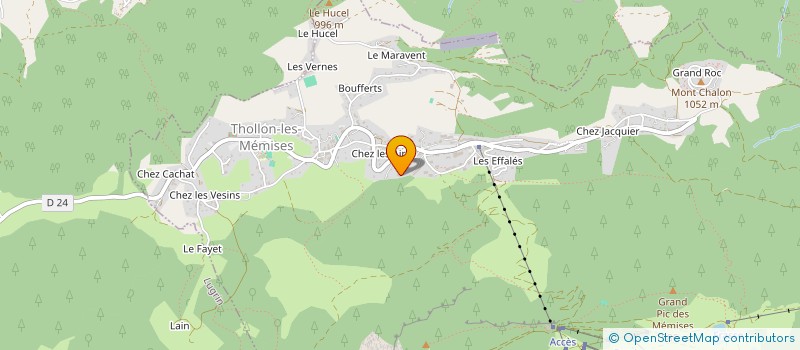 localisation de l'entreprise INDIVISION TULPIN GERARD  THOLLON-LES-MEMISES