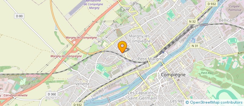 localisation de l'entreprise INDIVISION TUR BARANDON  MARGNY-LES-COMPIEGNE