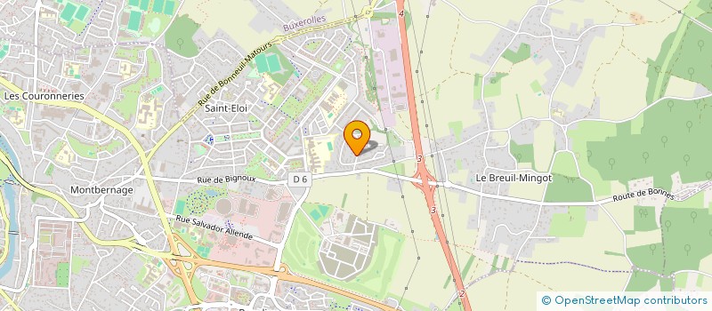 localisation de l'entreprise INDIVISION TURBAULT MICHELE CAILLET RENE  POITIERS