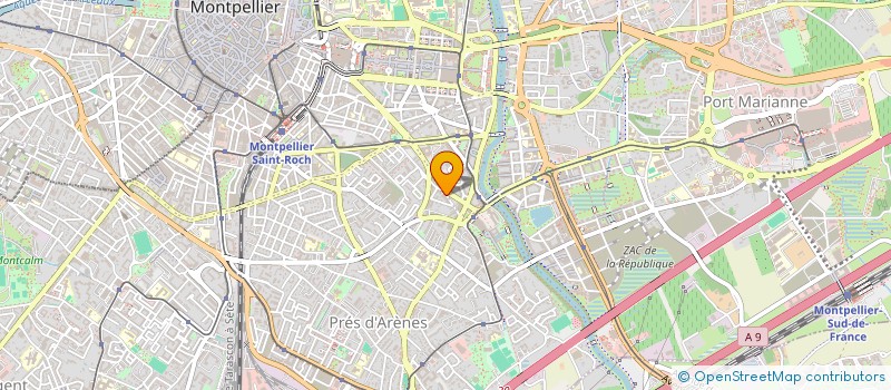 localisation de l'entreprise INDIVISION TURLAN / PLAGNES à MONTPELLIER