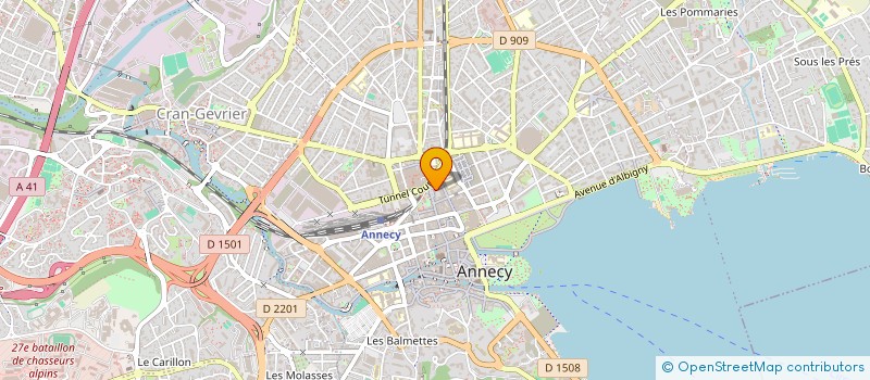 localisation de l'entreprise INDIVISION TZANOS-MONTILLET  ANNECY