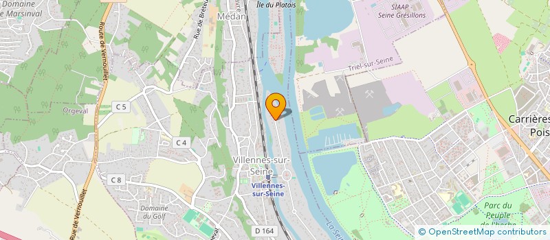 localisation de l'entreprise INDIVISION TZEUTON  VILLENNES-SUR-SEINE