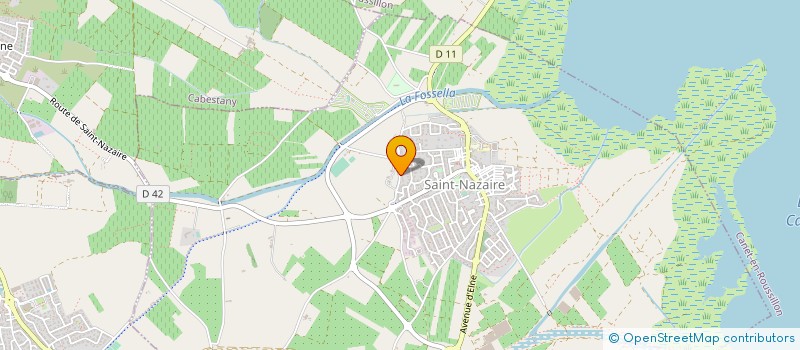 localisation de l'entreprise INDIVISION UBACH RIBEILL  SAINT-NAZAIRE