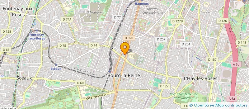 localisation de l'entreprise INDIVISION UGUET VIGREUX à BOURG-LA-REINE