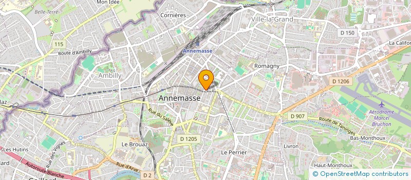 localisation de l'entreprise INDIVISION URNER-PACHOUD  ANNEMASSE