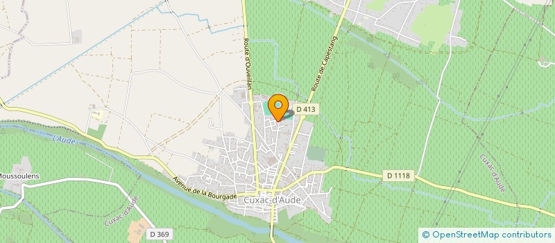 localisation de l'entreprise INDIVISION USO-ROCA  CUXAC-D'AUDE