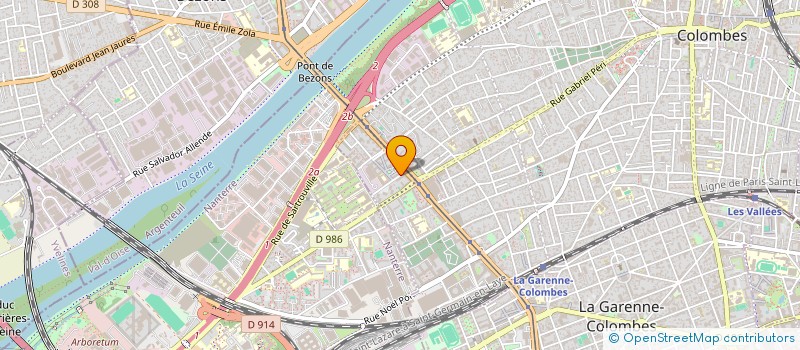 localisation de l'entreprise INDIVISION VAAS HAYAT  COLOMBES