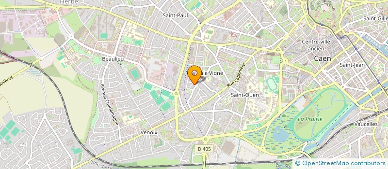 localisation de l'entreprise INDIVISION VABRET BRANELLEC à CAEN
