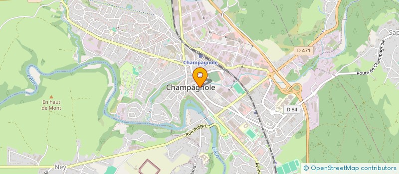 localisation de l'entreprise INDIVISION VACELET  CHAMPAGNOLE