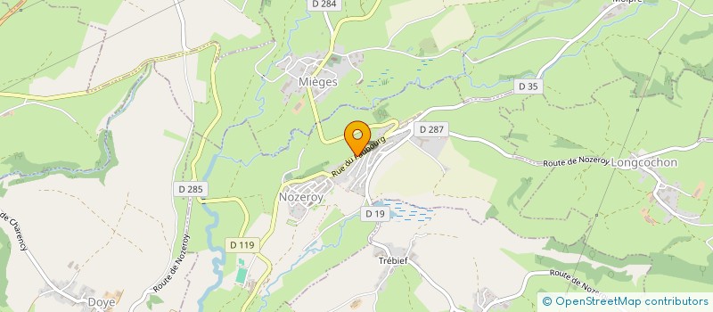 localisation de l'entreprise INDIVISION VACELET NOZEROY  NOZEROY