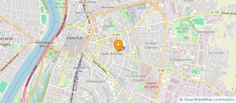 localisation de l'entreprise INDIVISION VACHER HUGO ET MORO BRISA à VALENCE