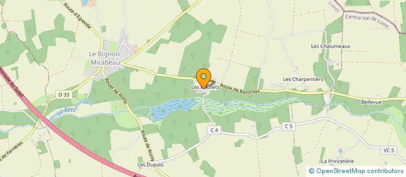 localisation de l'entreprise INDIVISION VACHER PATRICE à LE BIGNON MIRABEAU