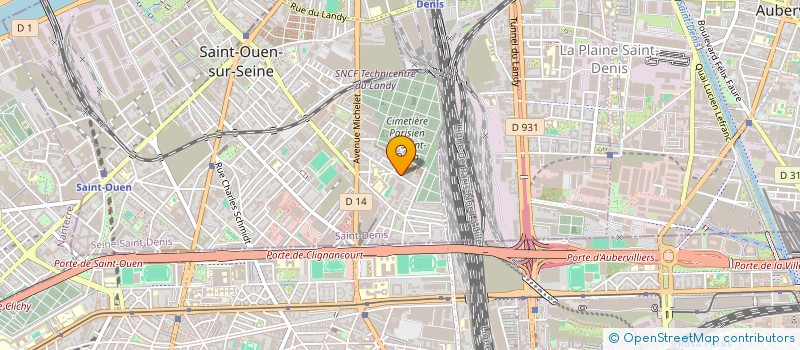 localisation de l'entreprise INDIVISION VACHER SEBASTIEN ET DETRAIT PAULINE à SAINT-OUEN-SUR-SEINE