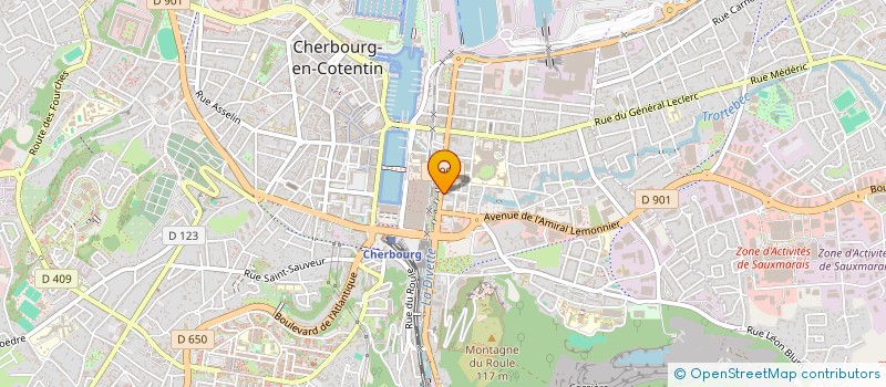 localisation de l'entreprise INDIVISION VACHET DESNOS  CHERBOURG-EN-COTENTIN