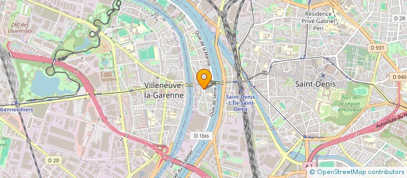 localisation de l'entreprise INDIVISION VACONSIN / DUETTHE  L'ILE-SAINT-DENIS