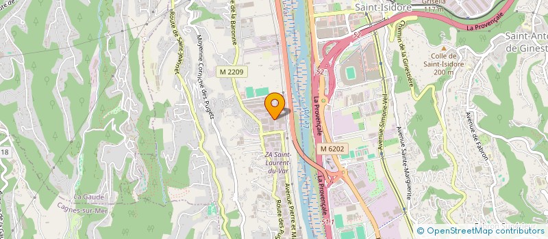 localisation de l'entreprise INDIVISION VAHE SIRABYAN  SAINT-LAURENT-DU-VAR