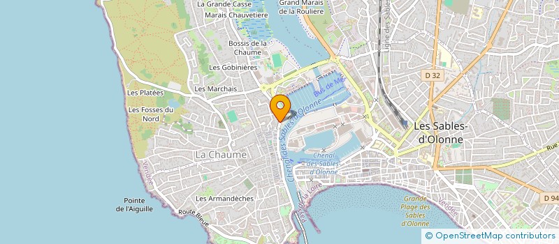 localisation de l'entreprise INDIVISION VAIRE à LES SABLES D'OLONNE