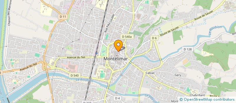 localisation de l'entreprise INDIVISION VAISSEAUX  MONTELIMAR