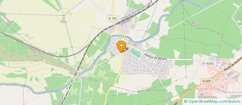 localisation de l'entreprise INDIVISION VAISSIERE GUY ET JACQUES à COLOMBIERS