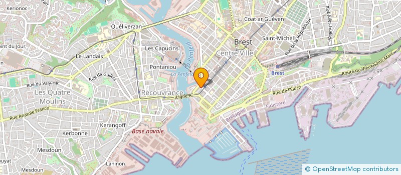 localisation de l'entreprise INDIVISION VALAT  BREST