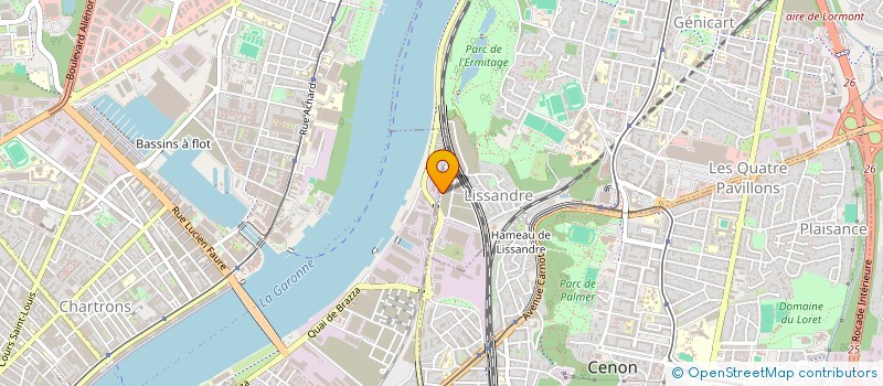 localisation de l'entreprise INDIVISION VALENTIN / SALIOU  LORMONT