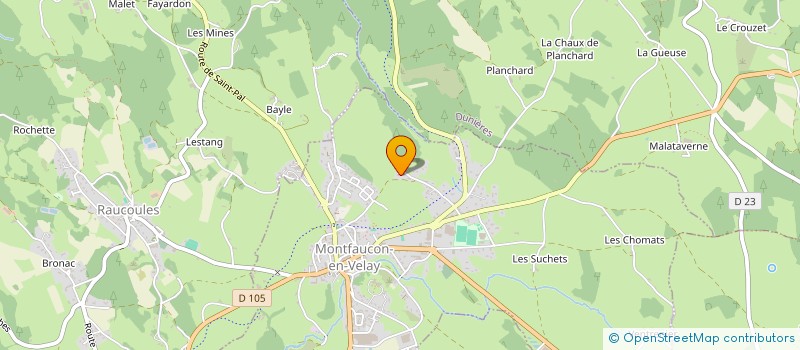 localisation de l'entreprise INDIVISION VALLA JIBERT  MONTFAUCON-EN-VELAY