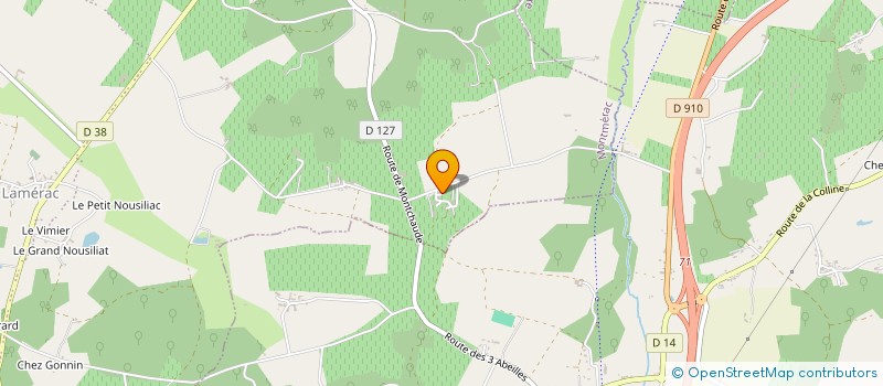 localisation de l'entreprise INDIVISION VALLADE  MONTMERAC