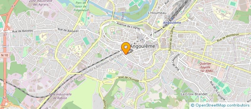 localisation de l'entreprise INDIVISION VALLEE/JALLET à ANGOULEME