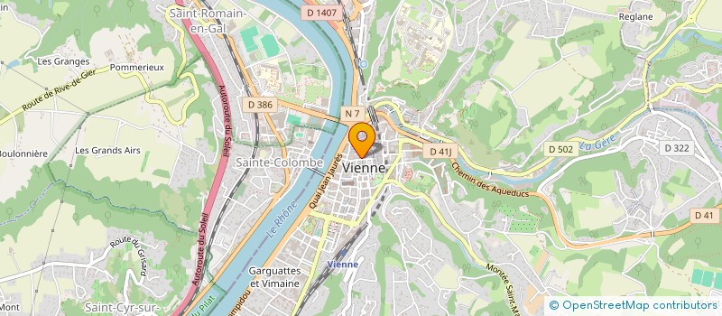 localisation de l'entreprise INDIVISION VALLET HAMMER  VIENNE