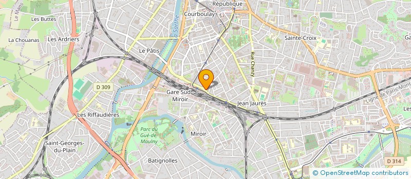 localisation de l'entreprise INDIVISION  VALLON  LE MANS