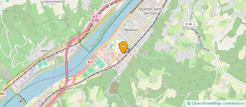 localisation de l'entreprise INDIVISION VALLON JABLIN  VIENNE