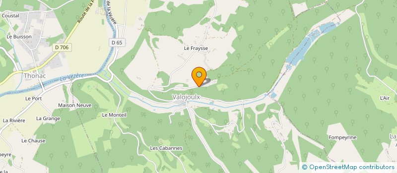 localisation de l'entreprise INDIVISION VALOJOULX  VALOJOULX
