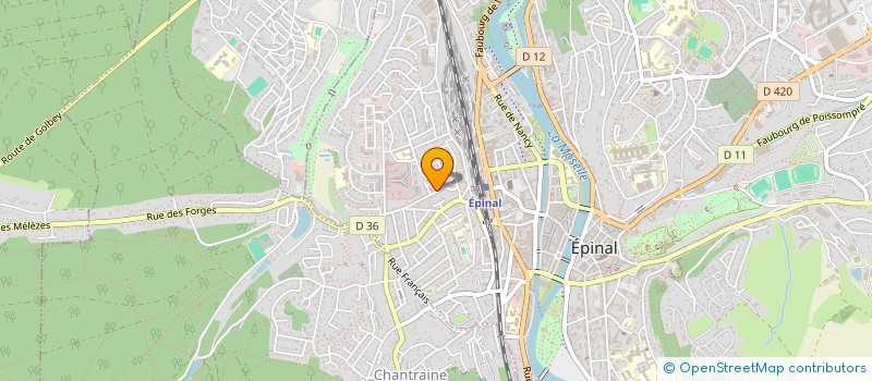 localisation de l'entreprise INDIVISION VALROFF BIGUET à EPINAL