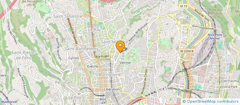 localisation de l'entreprise INDIVISION VALROSE  NICE