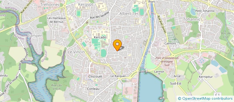 localisation de l'entreprise INDIVISION VAN DEN BROEK - ZIEBEL à VANNES