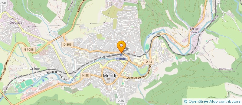 localisation de l'entreprise INDIVISION VAN OORTEGEM  MENDE